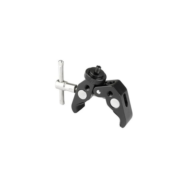CAMVATE Multi-Purpose Super Crab Clamp with T-Handle and Dual-Ended 1/4-20 Male Thumbscrew Adapter CAMVATE Multi-Purpose Super Crab Clamp with T-Handle and Dual-Ended 1/4-20 Male Thumbscrew Adapter